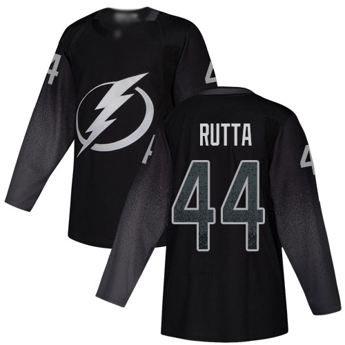 Adidas Tampa Bay Lightning Men #44 Jan Rutta Black Alternate Authentic Stitched NHL Jersey